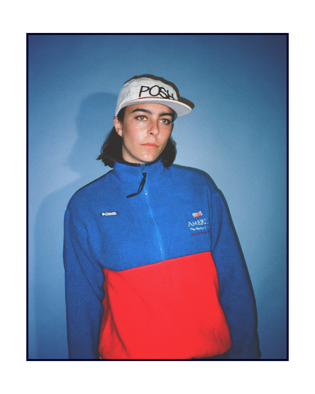 America3 America's Cup fleece from 1995. Vintage sportswear cap