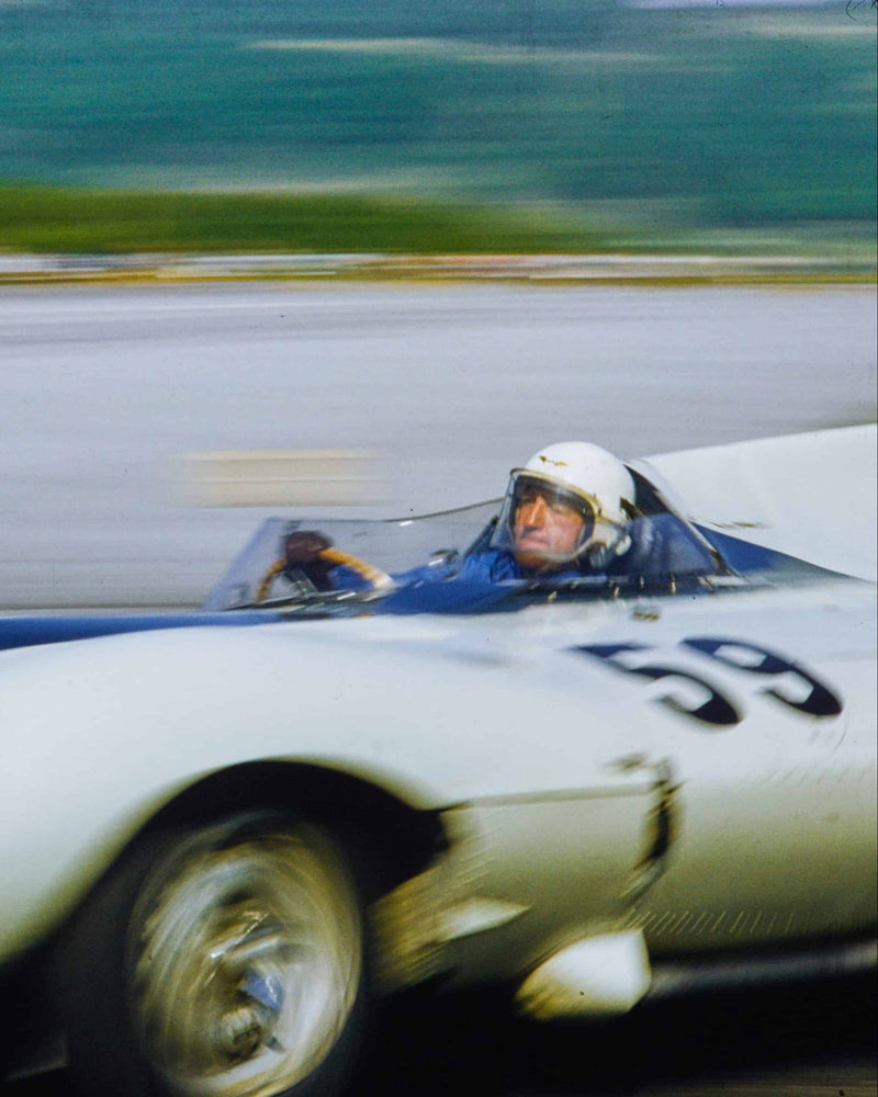 Briggs Cunningham racing in Le Mans in the 1950s 
