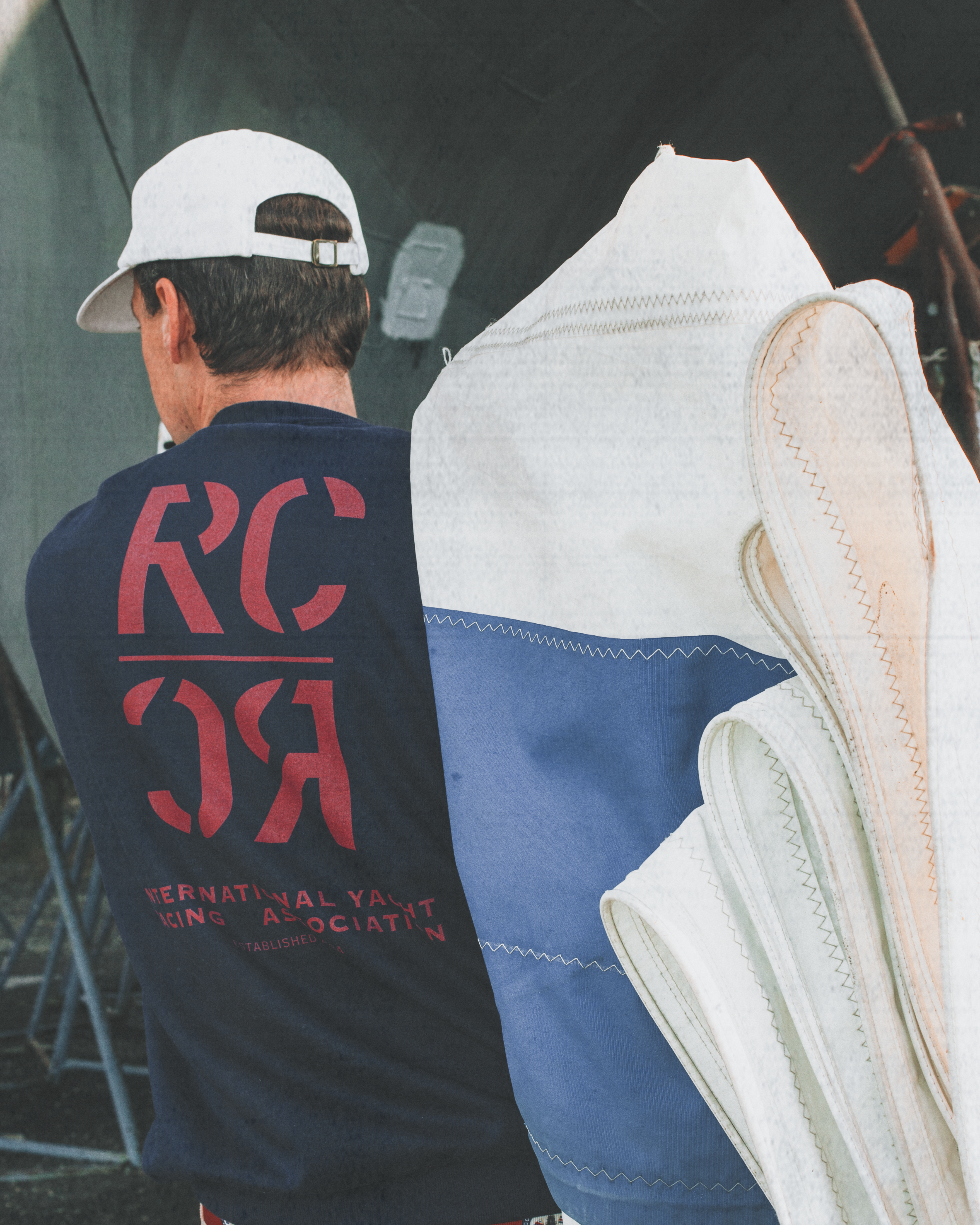 One Design Crewneck vintage sailing sweatshirt
