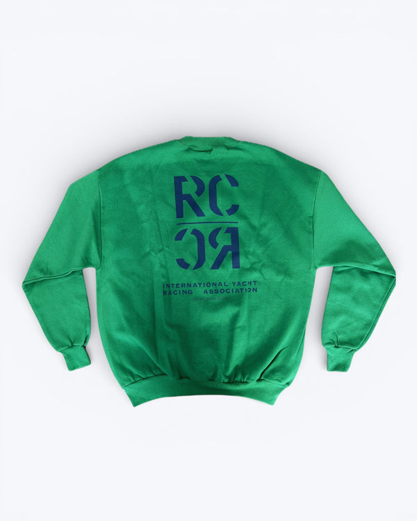Green jacket with 'IRC' logo on the back against a white background